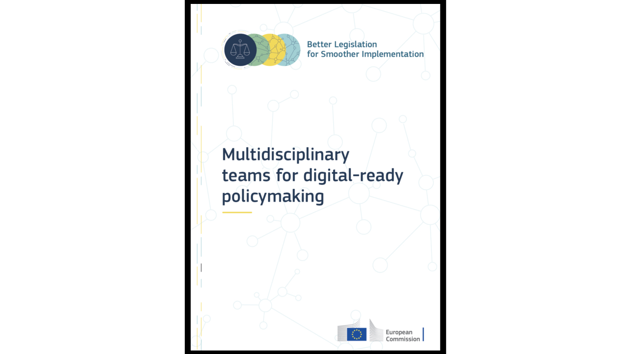 Multidisciplinary teams for digital-ready policymaking