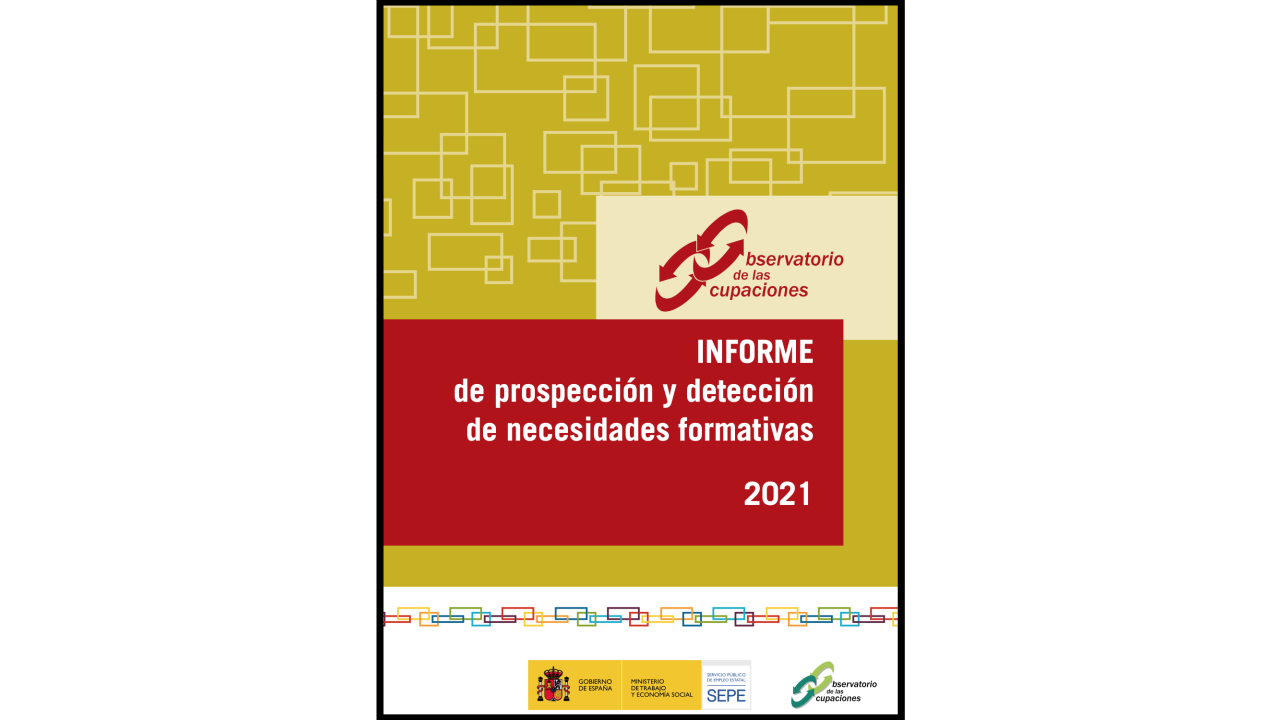 Informe de prospección y detección de necesidades formativas en 2021