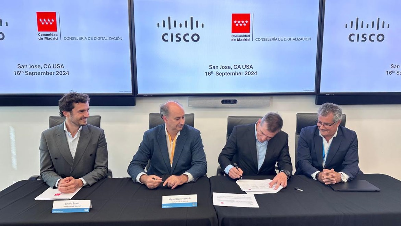 thumbnail_Imagen La Comunidad de Madrid y la tecnolo´gica Cisco Madrid