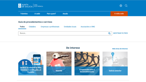 Sede electrónica Galicia
